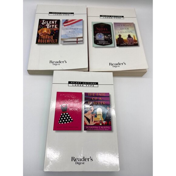 Reader’s Digest Select Editions LARGE TYPE 2022 Lot of 3 Large Type - Picture 1 of 4